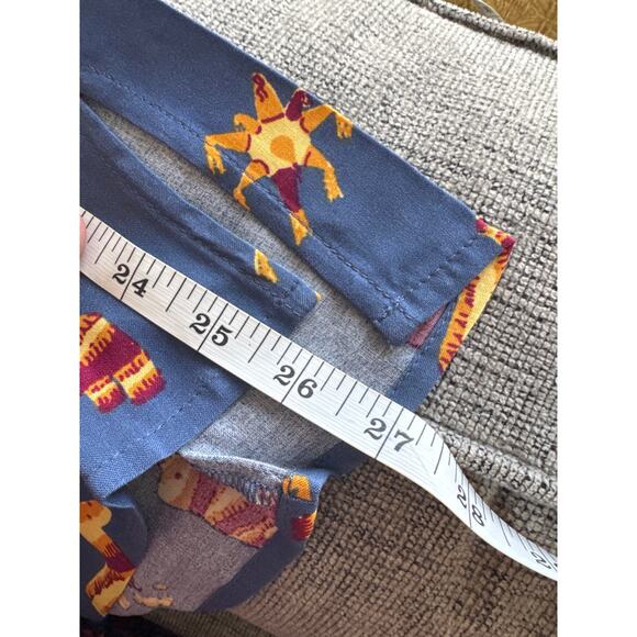 Modcloth Pinata Llama Sleeveless V-Neck Button Front Tunic Top Blue XXS NWT - Picture 8 of 9